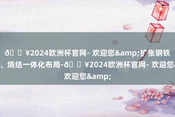 🔥2024欧洲杯官网- 欢迎您&扩张钢铁、焦化、烧结一体化布局-🔥2024欧洲杯官网- 欢迎您&